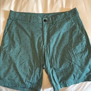 lululemon athletica Teal Men Shorts Hybrids